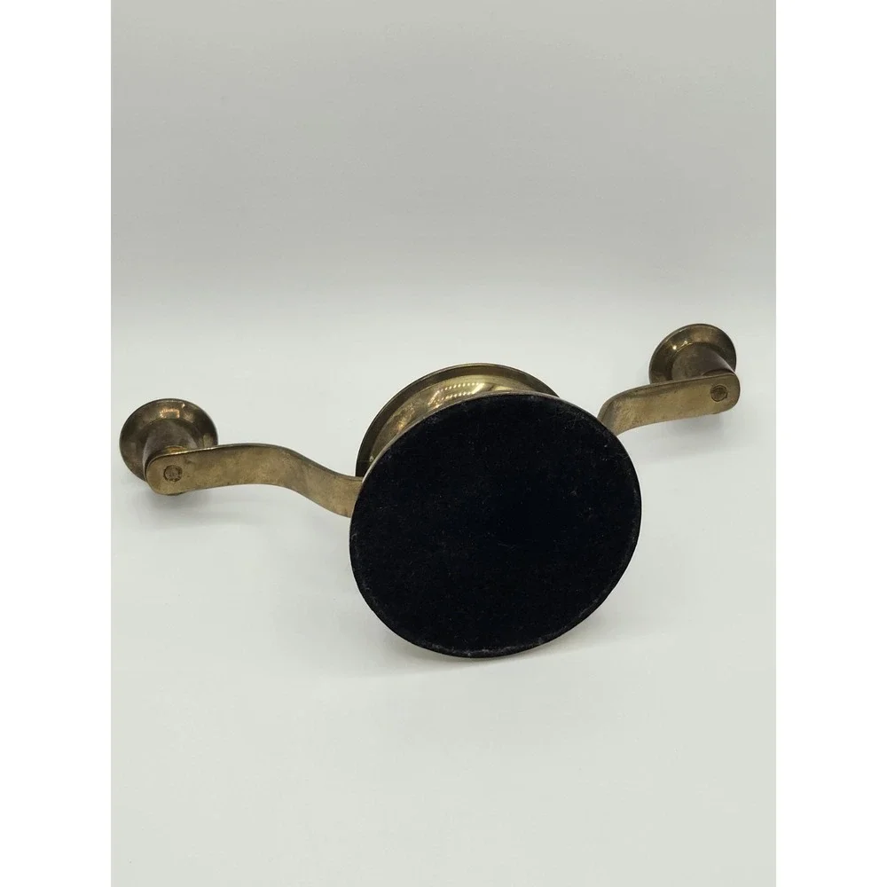 Vintage Brass 3‎ Candle Holder Candelabra Minimalist Mid Century Modern